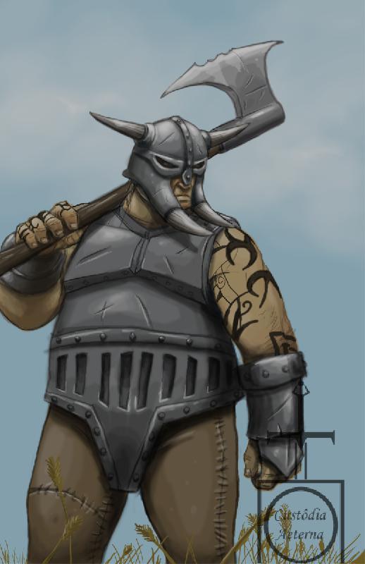 Zobagar Zitakoda con armadura